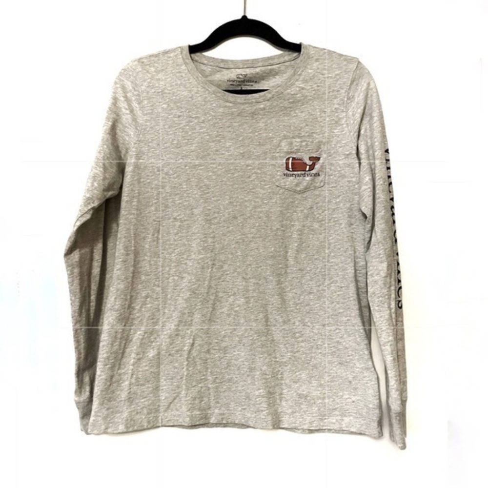 Vineyard Vines long sleeve football t size small